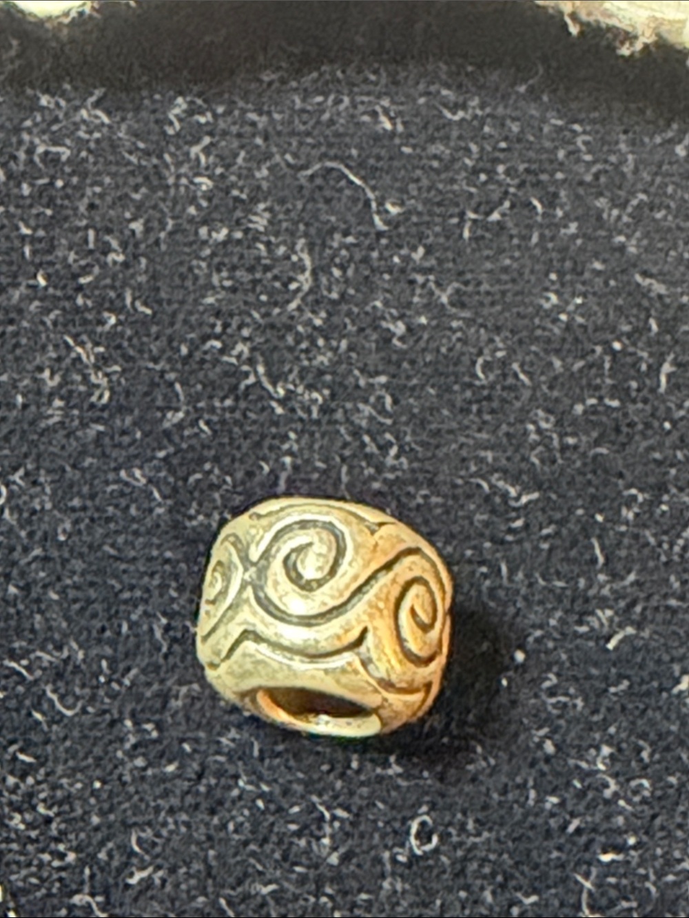 Authentic Pandora Retired Oxy Swirl Charm 790228 Sterling Silver
